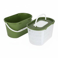 Aerator Bucket Angling Pail Portable Handle Fishing Equipment for Lure Fishermen, Anglers