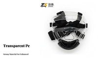 Taekwondo Face Guard PC Material Transparent Helmet Face Guard Breathable Detachable Helmet Guard for Beginners, Kids, Training, Competition