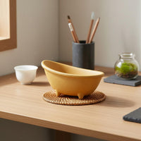 Bathtub Tea Pet Handmade Clay Tea Pet and for Desk