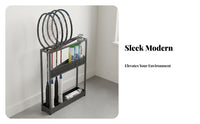 Badminton Racket Storage Rack Large Capacity Badminton Racket Stand Space-Saving Design Sturdy Construction for Sports Club