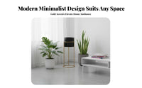 Floor Planter with Stand Sturdy Duty Wrought Iron Planter Metal Plant Stand Sturdy Home Decor Rust-Resistant for Balcony