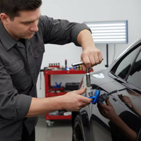 Paintless Car Ding Repair Puller Portable T-Shaped Bar Ding Puller Manual Compact for Garage