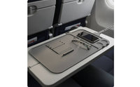Tray Mat with Phone Stand Low-Profile Silicone Tray Mat Molded for Airplane