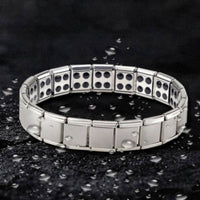 Polished Finish Anti-Static Bracelet Black Inlaid Chain-Style Wrist Bracelet Everyday Wear Anti Static Wrist Strap Comfortable