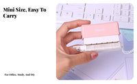 6-Hole Puncher DIY Tool 6 Hole Paper Punch Compact Design Mini Paper Puncher for Students, Crafters, School, Scrapbooking