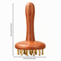 Wood  Massage Tool Meridian Pressure Brush Drainage