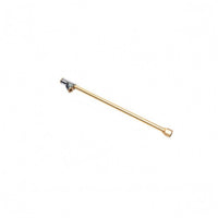 Air Inflation Rod Copper Zinc Alloy Quick-Couple Inflation Rod Quick Coupler Plug Set Electroplated Tire Inflator Angled Head