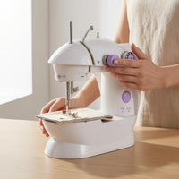 Compact Mini Electric Sewing Machine Lightweight Mini Sewing Machine Easy to Use Craft Tool Beginner Friendly
