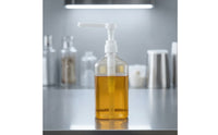 Syrup Bottle with Pump Portionmeasured Syrup Dispenser with Pump Clear for Baristas, Kitchen