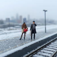 Winter Attire Miniature Figures Miniature Scene Ready 1:64 Scale Figure
