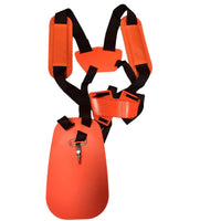 Lawn Mower Double Shoulder Strap, Yellow Tablet Style