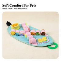 Dog Snuffle Mat Slows Down Eating Pet Snuffle Mat Brain Game for Indoor