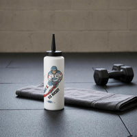 Ice Hockey Bottle Screw-on Cap Hockey Water Bottle Printed Graphics