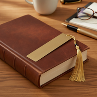 Custom Engraved Brass Metal Bookmark for School Graduation Gifts