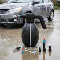 Electric Pressure Spray Bottle Side Handle Hand Pressure Sprayer Rounded Body Foaming Sprayer Corrosion-Resistant for Flower Watering