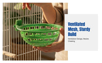 Circular Bird Shelter for Parrot, Finch, Ventilated, Easy to Clean, Small Animals