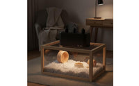 Reptile Light Fixture with Three Sockets Reflector Integrated Triple-Lamp Fixture Triple Lamp Shade Ventilated Hanging