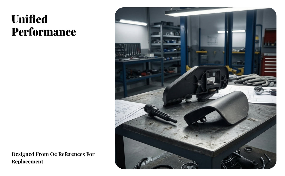 Latch Release Handle Kit | Direct Replacement Part Construction, Hood Latch Release