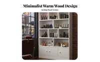 Multi-Layer Display Cabinet Large Capacity Retail Product Display Rack Stable Load-Bearing Multi-Tier Storage Unit for Collectors, Homeowners, Bedroom