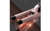 Two Voltage Curling Iron with Interchangeable Barrels Adjustable Temperature Interchangeable Curling Wand Set Professional Multifunctional Hair Styler Heat-Resistant for Women, Home, Travel, Salon