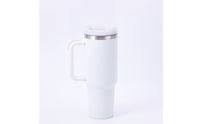 Insulated Tumbler with Handle Large Capacity Tumbler with Handle Portable Vessel for Commuters, Road Trips