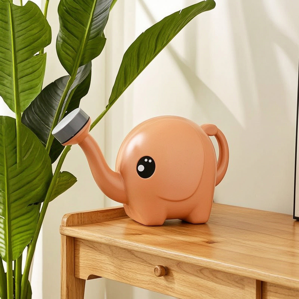 Elephant Watering Can Creative Design Cartoon Creature Watering Pot Long Spout