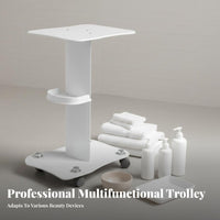 Beauty Salon Trolley Silent Casters Esthetician Trolley Wheel Brakes Cosmetic Tool Stand for Aestheticians, Estheticians, Dermatology Center, Studio