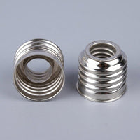 Heat Resistant Screw-in Adapter for E14 to E27 and E27 to Jumbo Screw, Iron Candle Bulb Adapter, 42mm 29mm Fit, Global Export Supply Set