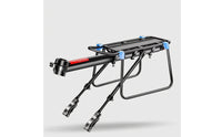 Aluminum Alloy Rear Cargo Rack Reflective Rear Bike Rack Tubular Sturdy for Commuters