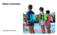 Back Buoyant Fun Cartoon Design EVA Foam Swim Fin Buoyant Assist Children Swim Training Float for Beginners, Young Children, Water Park, Lake