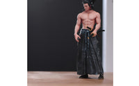 Fine Details Blade Samurai Figurine Collectible Bushido Warrior Figure Compact Size Decor Item Solid Build for Miniature Scene