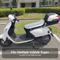 Sun Protection Electric Scooter Seat Cover Easy to Clean Motorcycle Heat Insulation Seat Pad Long-Lasting for Summer, Outdoor