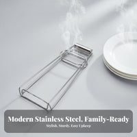 Stainless Steel Bowl Clamp Non-Non-Attracting Anti-Scald Bowl Clamp Hot Plate Grabber Gripper S Thickened Wire Stainless Steel