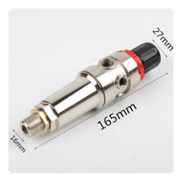 Dual Outlet Air Compressor Filter Regulator Quick Connector Water Separator Regulator Easy Installation for Workshop, Garage, Factory