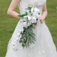 Waterdrop Wedding Floral Arrangement Elegant Raindrop Floral Arrangement Long