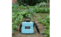 Electric Garden Sprayer with Dispensing Pole Powered Garden Sprayer with Shoulder Strap Portable for Gardeners, Yard, Patio
