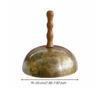 Detachable Tone Bowl Easy to Hold Handheld Tone Bowl Mallet Smooth Striking for Meditation, Stretching Practice, Sound Wellness