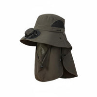 Lightweight Wide Brim Fan Hat Breathable Mesh Outdoor Gear