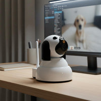 Two-Way Audio Automatic Feline Laser Toy Connected Smart Pet Companion Camera for Home