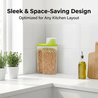 Storage Container Lid Measuring Cup, Cereal Storage Bin Kitchen, Food Storage Container Airtight Seal, Large Capacity Food Storage Bin