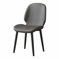 Upholstered Shell Chair Nordic Aesthetic Household Furniture Gold-Tipped Legs
