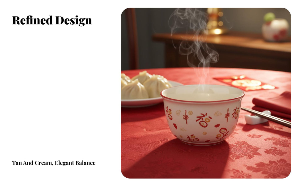 Modern Minimalist Ceramic Bowl, Cartoon Pattern, Festive Tableware, Gift Choice