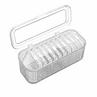 particle-resistantresistant Clear pin Case particle-resistantresistant Clear Collectible Box Stackable Design Display Container adaptable Storage for Collectors, Gift Givers, Desk Organization, Desktop, Home Decor, Shelves