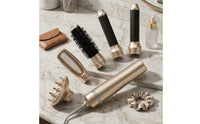 Hot Air Styler with Interchangeable Heads Volumizing 5-in-1 Hair Styling Tool Electric Hair Wand with Detachable Brushes