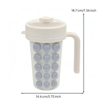 Ice-Making Cup Side Handle Ice Maker Cup Easy Release Drinkware