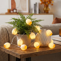 Easter Egg String Light Cool-to-Touch Light-Emitting Diodes Easter Battery Operated Bunny Fairy Lights for Kids, Party Planners, Indoor, Bedroom