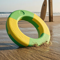 Solid Foam EVA Swim Loop Double Color Non Inflatable Swim Loop Segmented Design Circular Flotation Aid Polished Surface