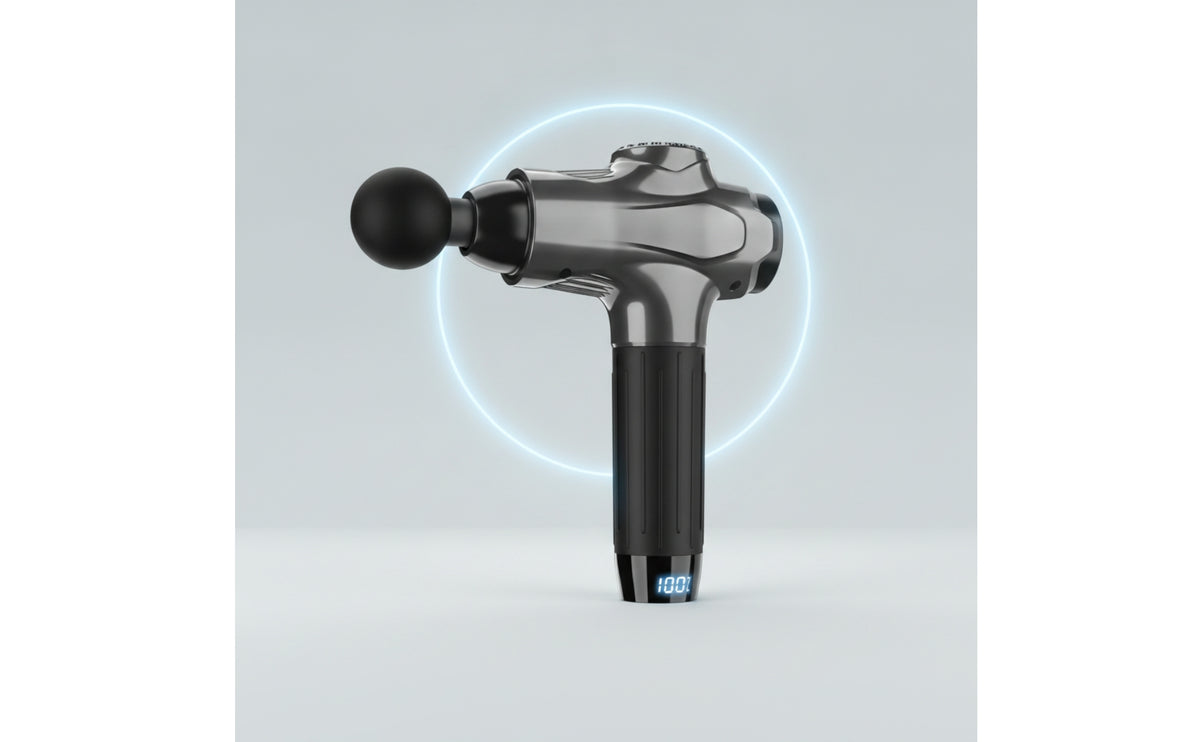 Rechargeable Massage with Digital Display Cordless Percussion Massage Portable Handheld Massager for Athletes, Home, Gym, Travel