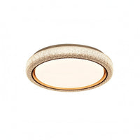 Ra95 Speckled Round Ceiling Lamp High CRI LED Flush Mount Ceiling Light Textured Indoor Lighting Gold Trim