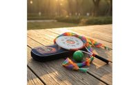 Silicone Face Taiji Rouli Ball Racket Aluminum-Alloy Frame Yin and Yang Racket Set Anti-Slip Handle